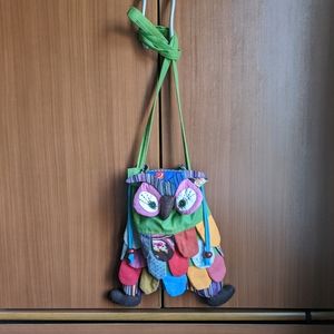 Crossbody cloth owl bag